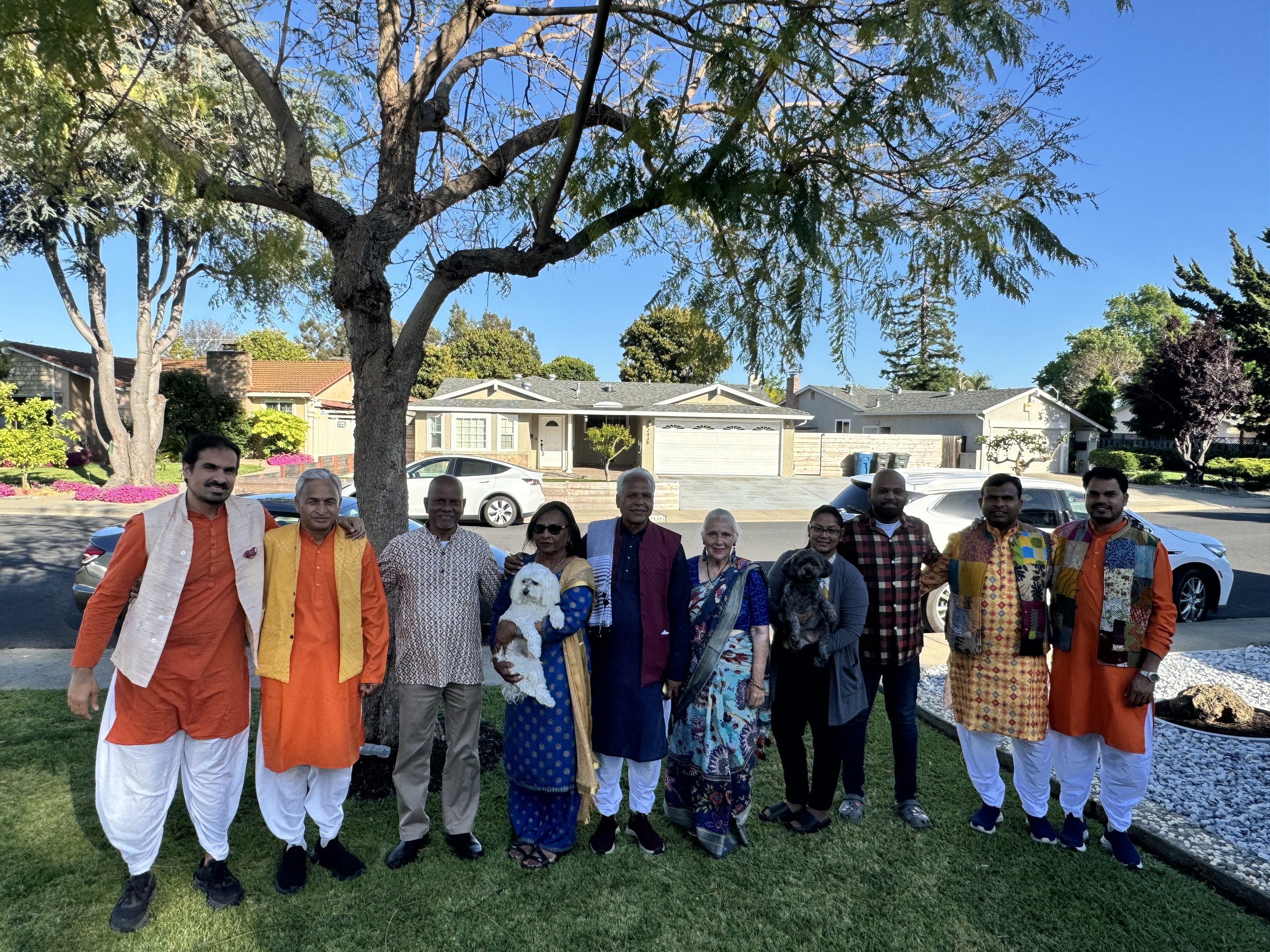 Artists, hosts, and community together